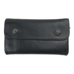 クロムハーツ WAVE WALLET クロスボールボタン レザー ウォレット 買取実績