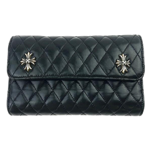 クロムハーツ 原本無 WAVE4 QLT 3SNP #4 キルティング レザー ウォレット 買取実績