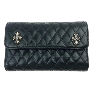 クロムハーツ WAVE4 QLT 3SNP #4 キルティング レザー ウォレット 買取実績