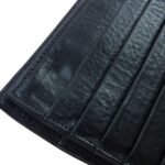 クロムハーツ（原本有）ウェーブ クロスボール ボタン レザー ウォレット ブラック 買取実績 画像