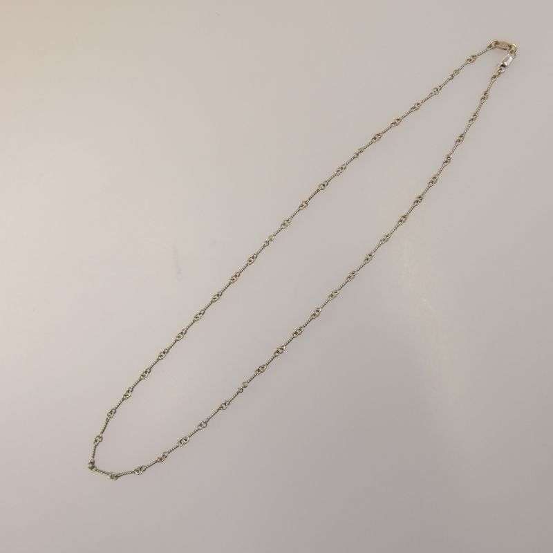 クロムハーツ（原本無） 18KWG NECKCHAIN T18 ツイストチェーン 18inch 買取実績 画像
