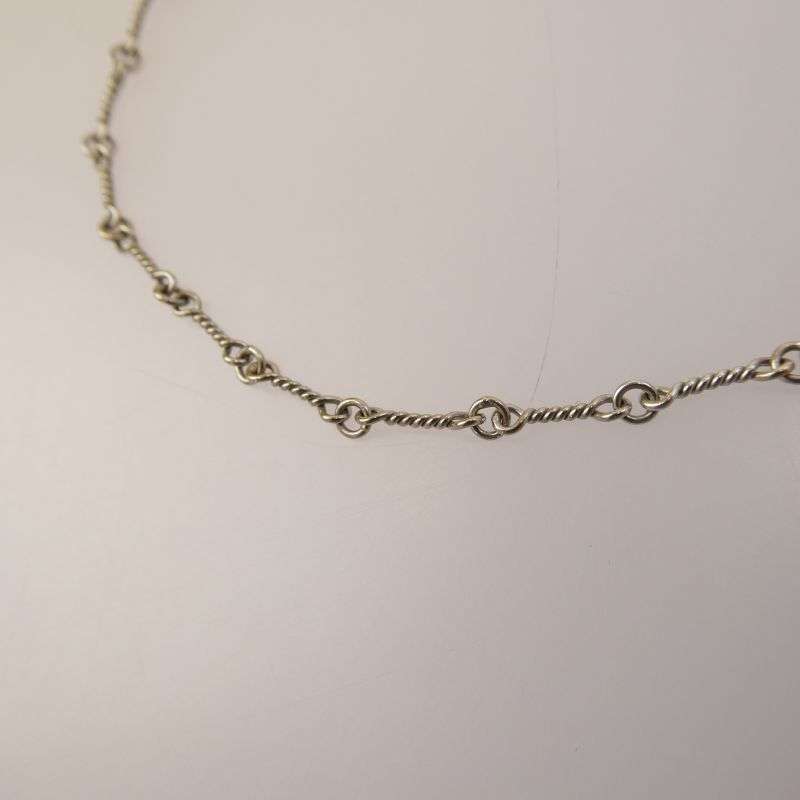 クロムハーツ(原本無) 18KWG NECKCHAIN T18 ツイストチェーン 18inch 買取実績 画像