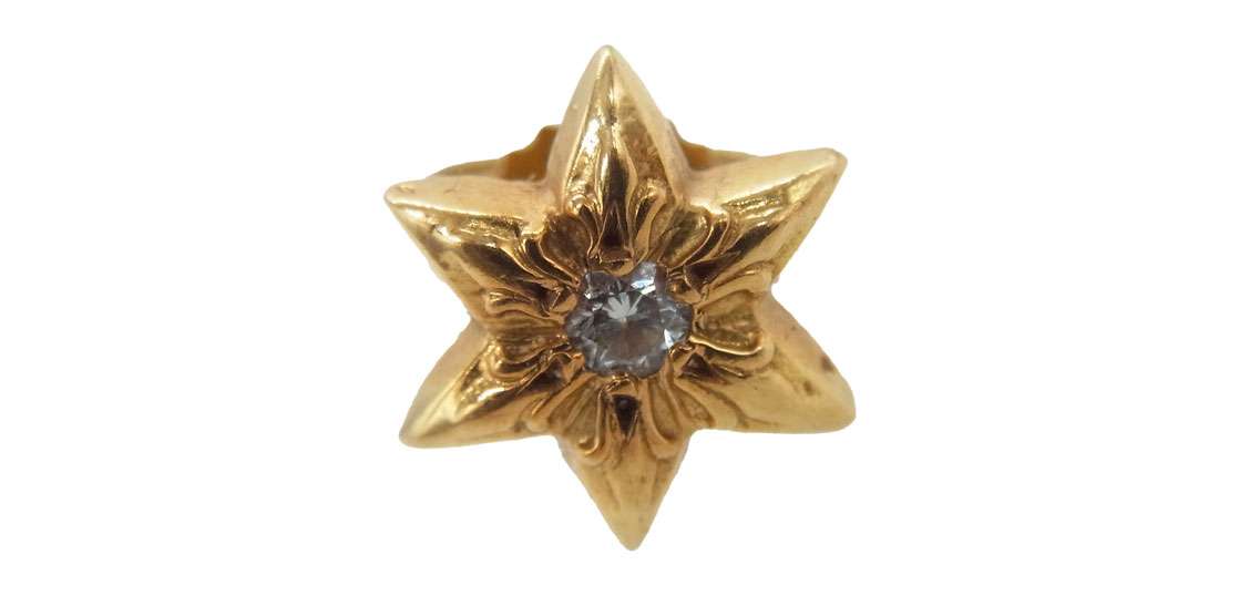 クロムハーツ（原本有） 22K CO STAR DMND ピアス 買取実績