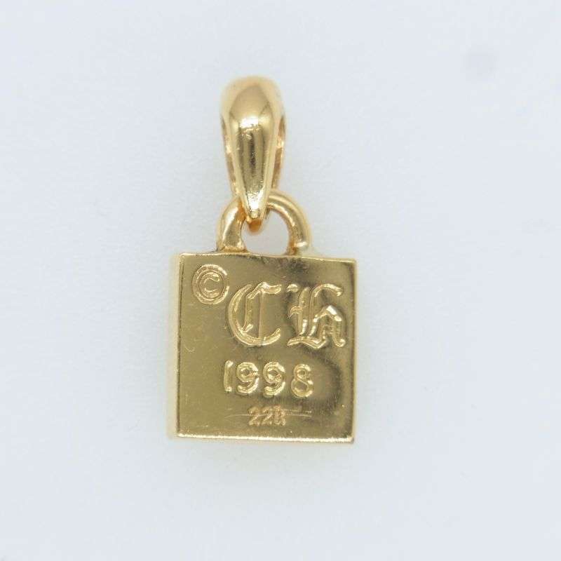 クロムハーツ（原本無） 購入レシート付属 22K FRAMED CH PLUS フレームド CHプラス ペンダントトップ 買取実績 画像