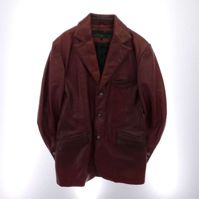クロムハーツ（原本無） 3B レザー テーラードジャケット 買取実績 画像