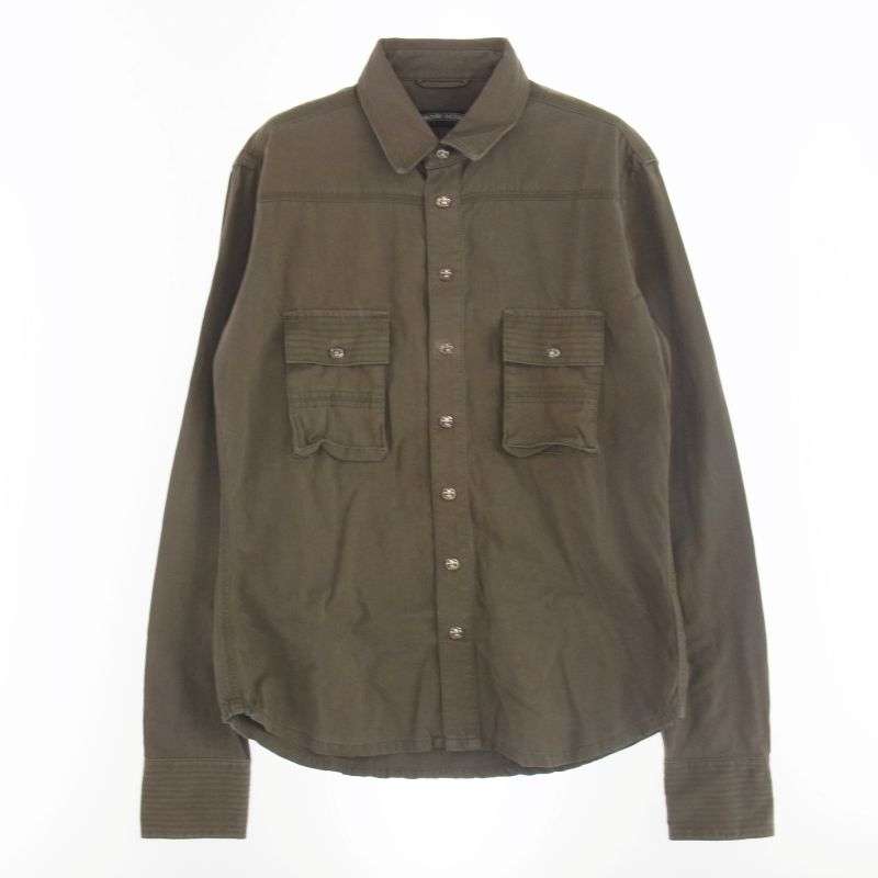 クロムハーツ（原本無） ARMY FB BS FLUER アーミー シャツ BSフレアボタン ミリタリー 長袖 シャツ 買取実績 画像