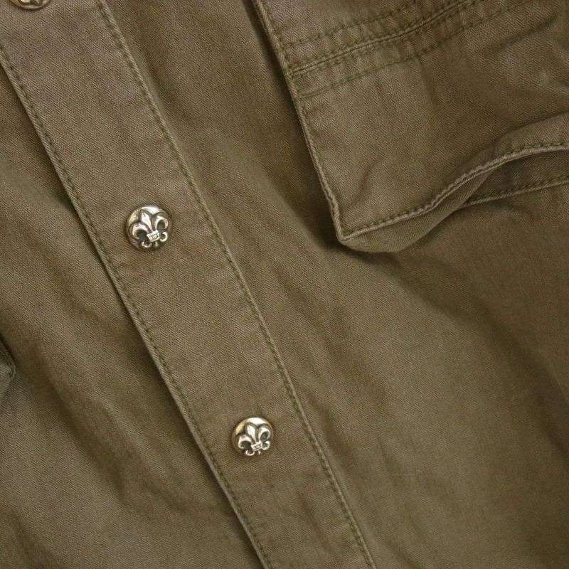 クロムハーツ（原本無） ARMY FB BS FLUER アーミー シャツ BSフレアボタン ミリタリー 長袖 シャツ 買取実績 画像