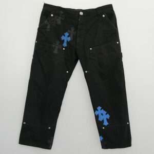 クロムハーツ（原本無） CARPENTER CNVS CRS レザークロスパッチ コットンキャンバス ダブルニー カーペンターパンツ 買取実績