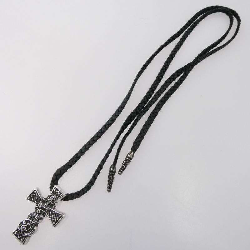 クロムハーツ（原本無） CELTIC CROSS XS ケルティッククロス w/レザーブレード ネックレス 買取実績 画像