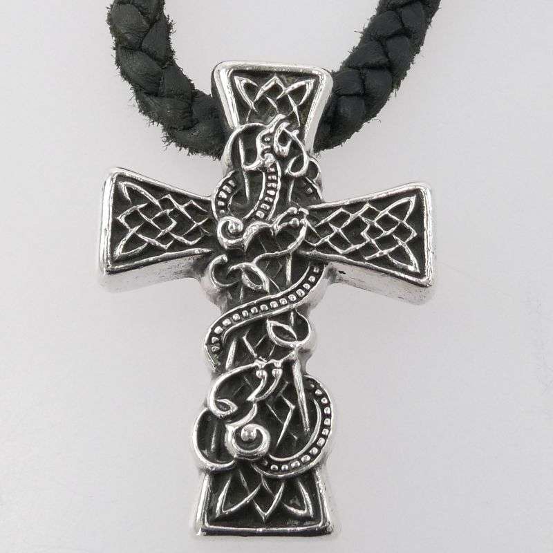 クロムハーツ（原本無） CELTIC CROSS XS ケルティッククロス w/レザーブレード ネックレス 買取実績 画像