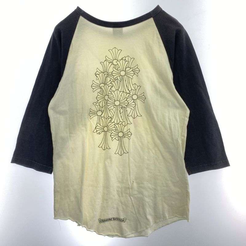 クロムハーツ（原本無） Cemetery Cross セメタリークロスパックプリント CHクロスプリントポケット付き ラグランスリーブ 七分袖 Tシャツ 買取実績 画像