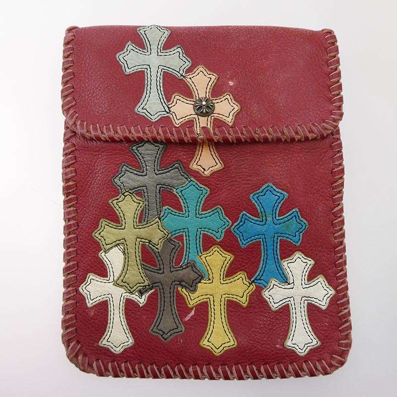 クロムハーツ（原本無） セメタリークロスパッチ クロスボール フラット ヒッピー バッグ 買取実績 画像