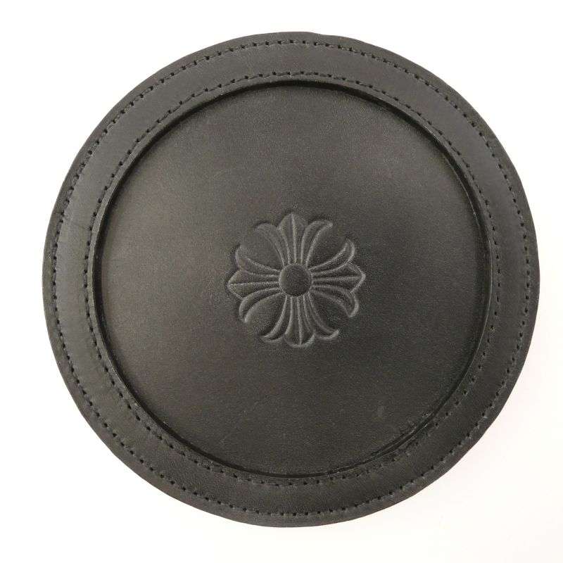 クロムハーツ（原本無） COASTER レザー CHプラス コースター アクセサリートレイ 買取実績 画像