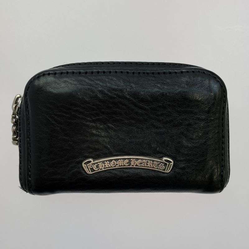 クロムハーツ（原本有） COIN CASE コインケース ダガー ラウンドジップ レザー ウォレット 財布 買取実績 画像