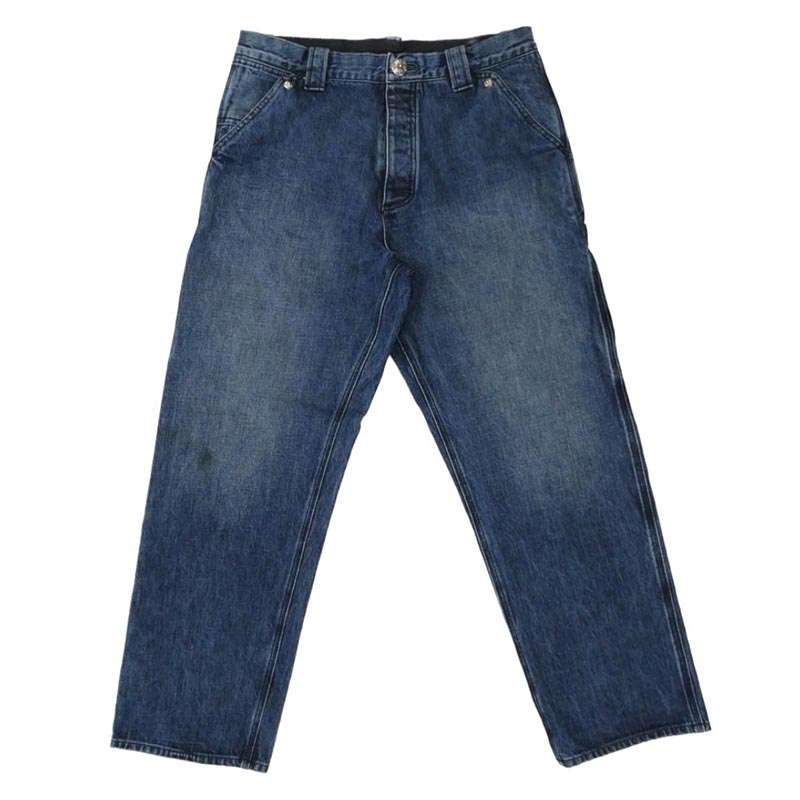 クロムハーツ（原本無） DENIM CARPENTER V2 クロスボールボタン スクロールラベル カーペンターパンツ デニム 買取実績 画像