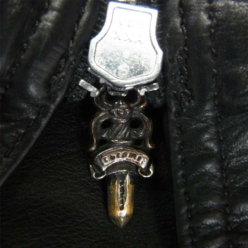 クロムハーツ(原本無) EZ RIDER イージーライダー ダガージップ プルオーバー ライダースジャケット 買取実績 画像