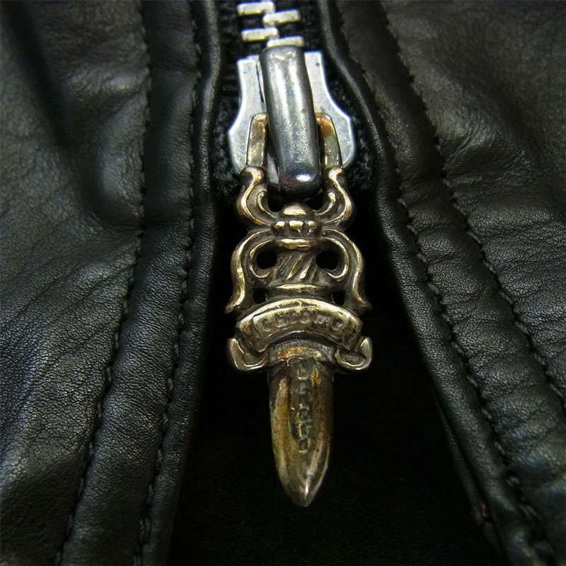 クロムハーツ(原本無) EZ RIDER イージーライダー ダガージップ プルオーバー ライダースジャケット 買取実績 画像