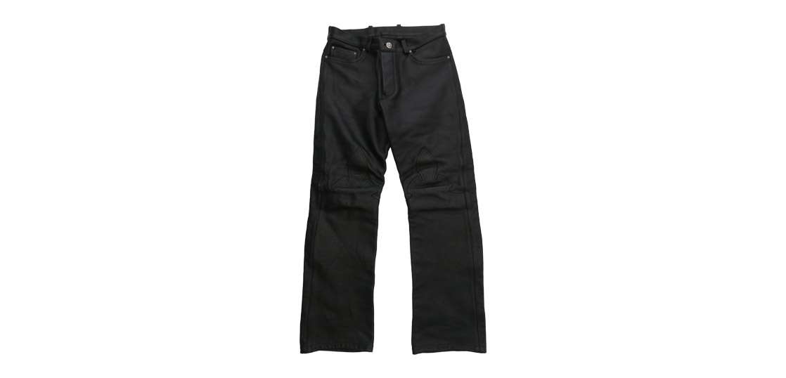 クロムハーツ（原本無） Flare Knee Cross Ball Button Leather Pants 買取実績