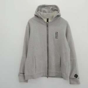 クロムハーツ（原本無） FUCK YOU刺繍 CHプラスレザーパッチ ロゴ刺繍 ダガージップ フーディー パーカー 買取実績