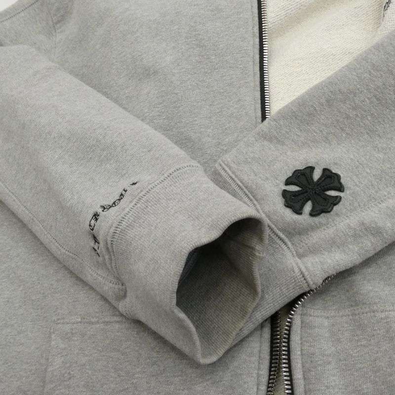 クロムハーツ（原本無） FUCK YOU刺繍 CHプラスレザーパッチ ロゴ刺繍 ダガージップ フーディー パーカー 買取実績 画像