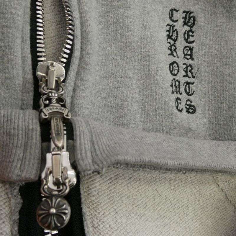 クロムハーツ（原本無） FUCK YOU刺繍 CHプラスレザーパッチ ロゴ刺繍 ダガージップ フーディー パーカー 買取実績 画像