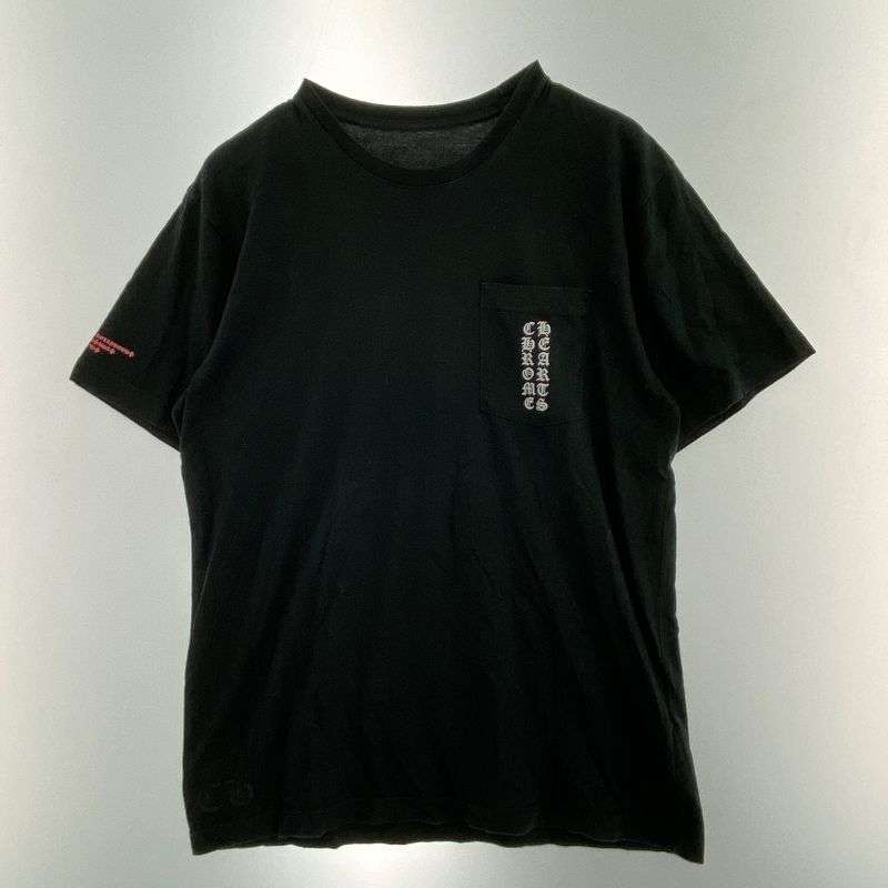 クロムハーツ（原本無） FUCK YOU USA STRIPE LOGO L/S TEE 英字プリント ファックユー ネオン ストライプロゴ クルーネック 半袖 Tシャツ 買取実績 画像