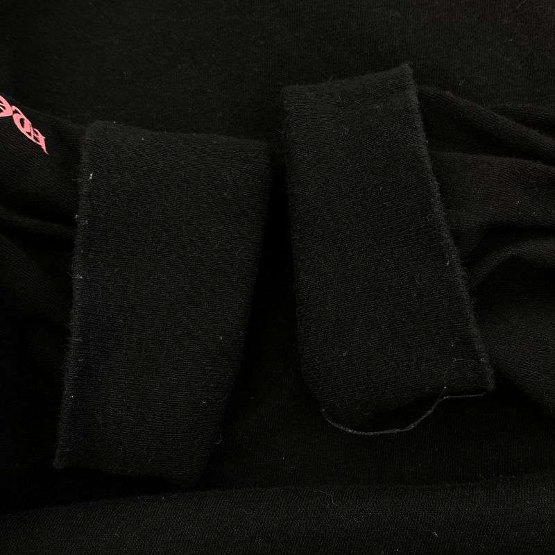 クロムハーツ（原本無） FUCK YOU USA STRIPE LOGO L/S TEE 英字プリント ファックユー ネオン ストライプロゴ クルーネック 長袖 Tシャツ 買取実績 画像