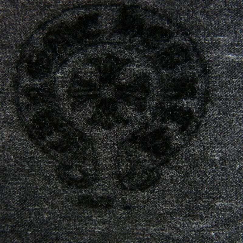 クロムハーツ（原本無） ヘンリーネック スクロールラベル プリント 七分袖 カットソー 買取実績 画像
