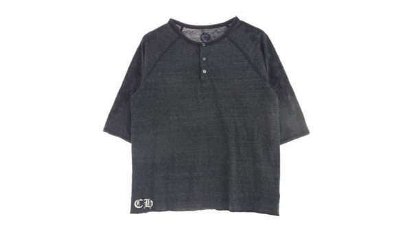 クロムハーツ（原本無） ヘンリーネック スクロールラベル プリント 七分袖 カットソー 買取実績
