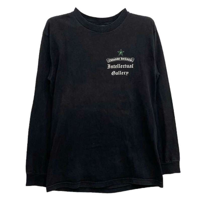 クロムハーツ（原本無） intellectual gallery ギャラリー スクロールラベル ロゴプリント スター 長袖 Tシャツ 買取実績 画像