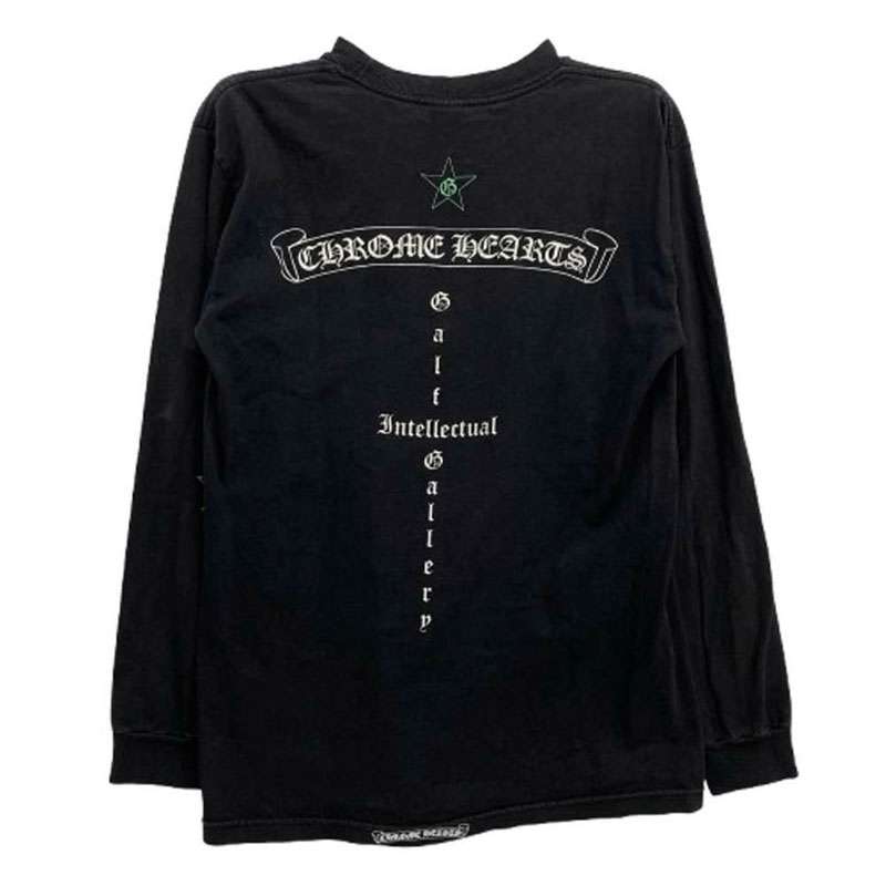 クロムハーツ（原本無） intellectual gallery ギャラリー スクロールラベル ロゴプリント スター 長袖 Tシャツ 買取実績 画像