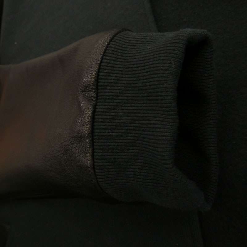 クロムハーツ（原本無） JKT GRP NOT BOMBER CH ワッペンレザー 切り替え スタジャン ブルゾン 買取実績 画像