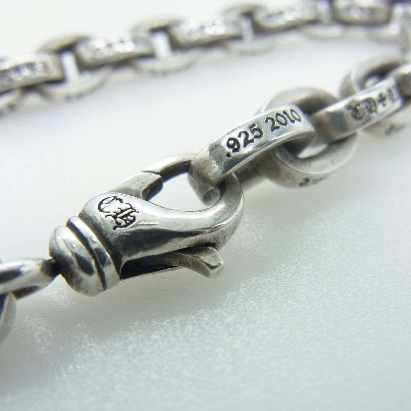 クロムハーツ(原本無) LARGE PAPER CHN ラージ ペーパーチェーン ブレスレット 8inch 買取実績 画像