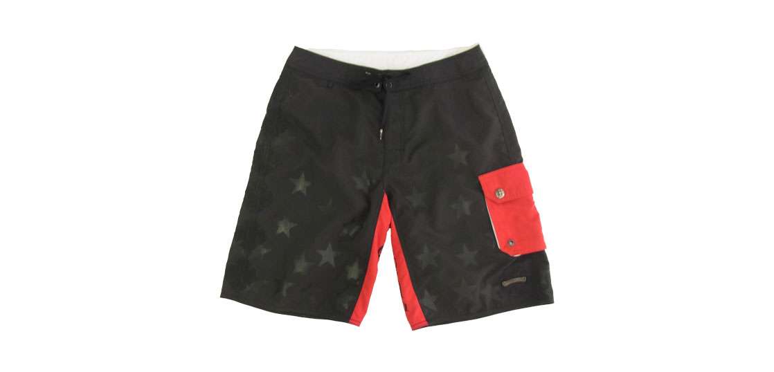 クロムハーツ（原本無） レザー CHプラス クロスパッチ付き スター スクロールラベル ショーツ ハーフパンツ 買取実績