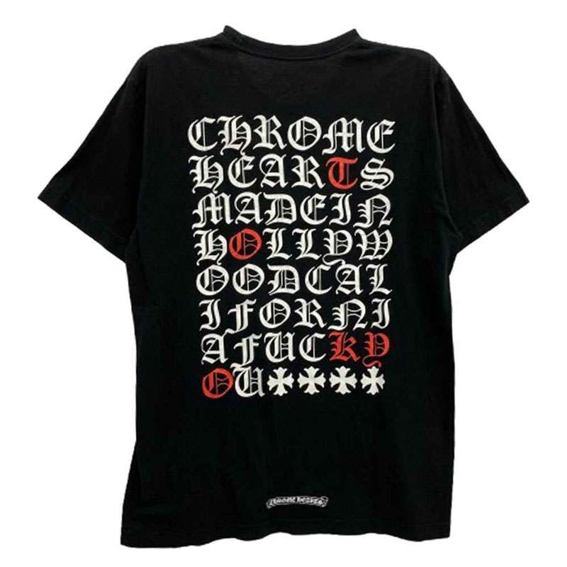 クロムハーツ（原本無） Made In Hollywood Tokyo Logo メイドインハリウッドトーキョー ロゴ バックロゴプリント ホースシュー 半袖 Tシャツ 買取実績 画像