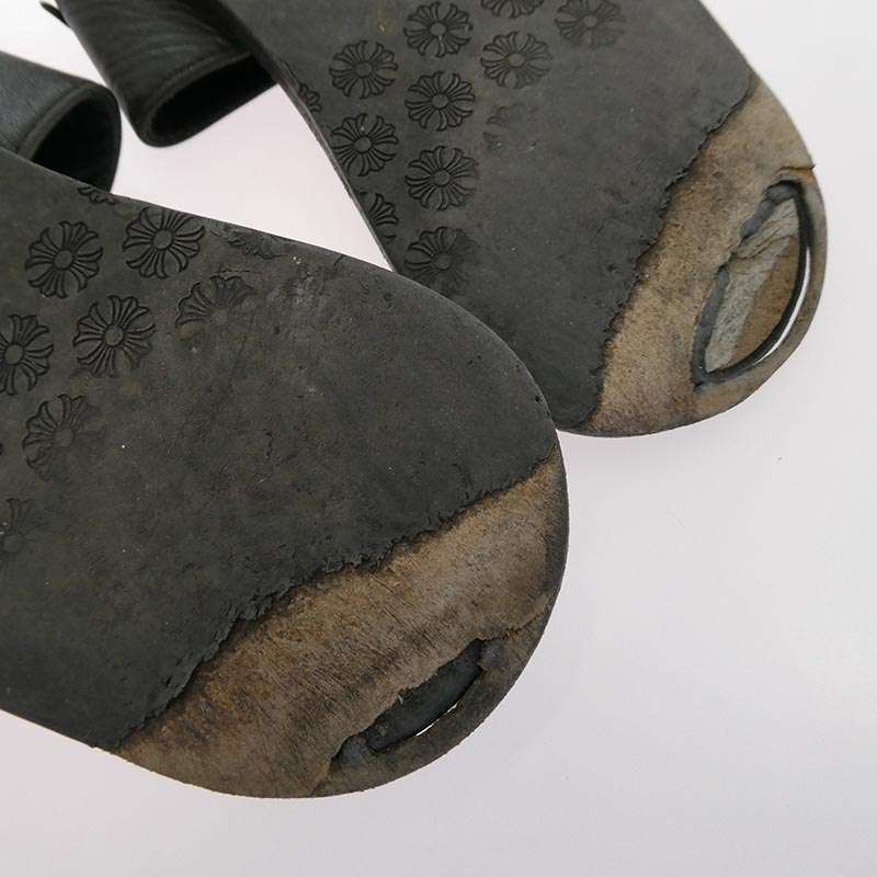 クロムハーツ（原本無） MATTY BOY CHOMPER SLIDE マッティボーイ チョンパー レザースライド サンダル 買取実績 画像