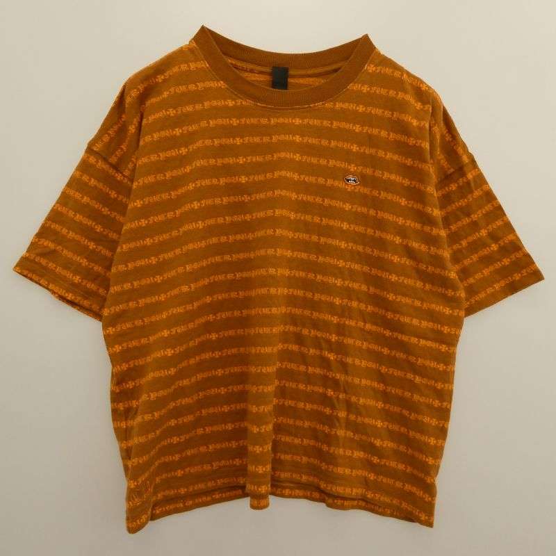 クロムハーツ（原本無） × MATTY BOY Y NOT STRIPE CROSS TEE マッティボーイ ワイノット ボーダー ロゴ チョンパー刺繍 半袖 Tシャツ カットソー 買取実績 画像