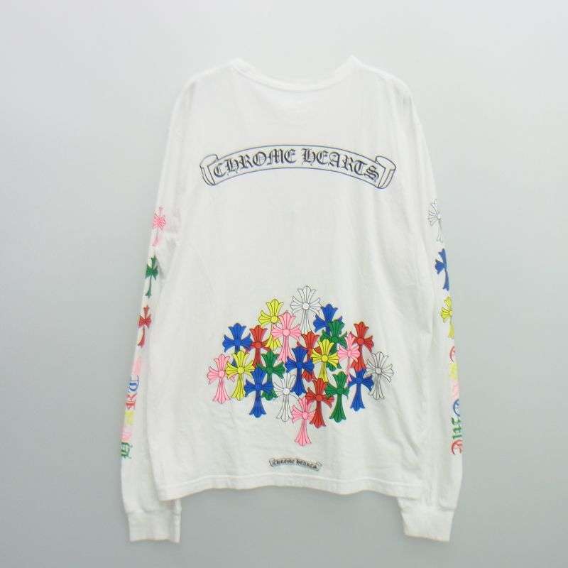 クロムハーツ(原本無) MLTCOL CEM CRS L/S Tee マルチカラー セメタリークロス プリント 長袖カットソー 買取実績 画像