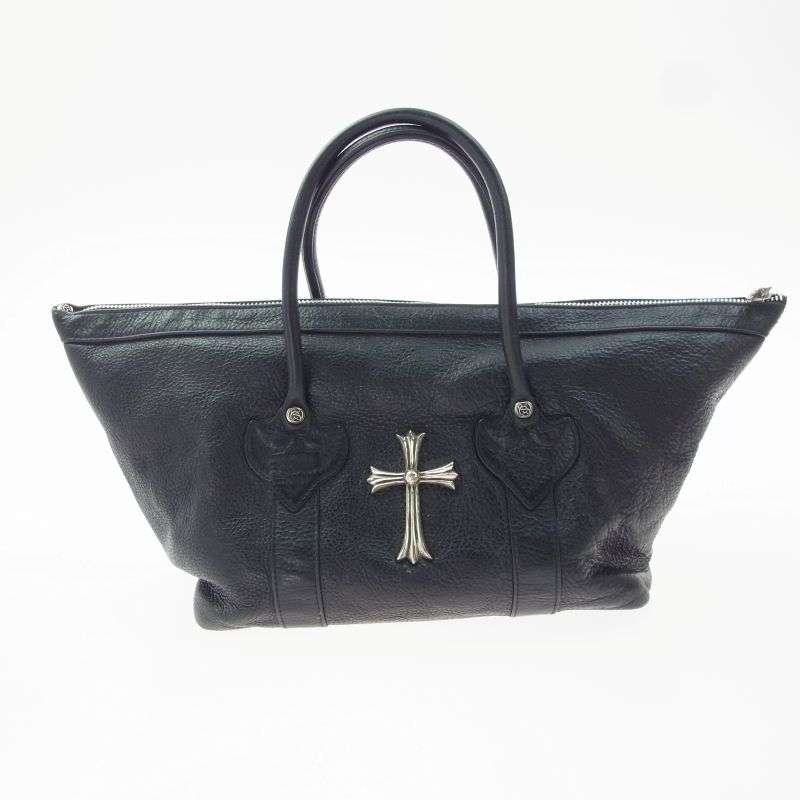 クロムハーツ（原本無） MONICA BAG LARGE CH CRS CHクロス ラージクロス モニカ クロスボールボタン フローラルリベット バッグ 買取実績 画像