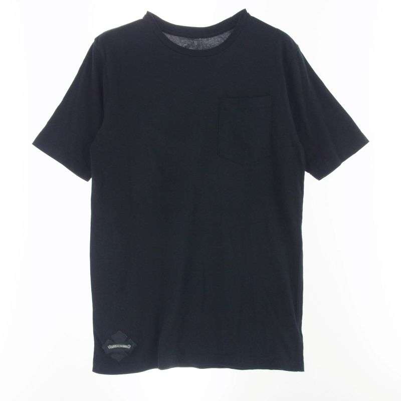 クロムハーツ（原本無） 国内正規品 CHプラス レザーパッチ スクロールラベル ポケット付き 半袖 Tシャツ 買取実績 画像