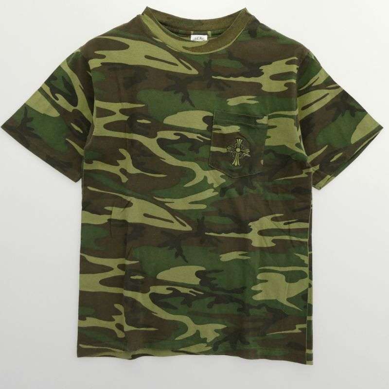 クロムハーツ（原本無） オールド フローラルクロス 刺繍 カモフラ ポケット 半袖 Tシャツ 買取実績 画像