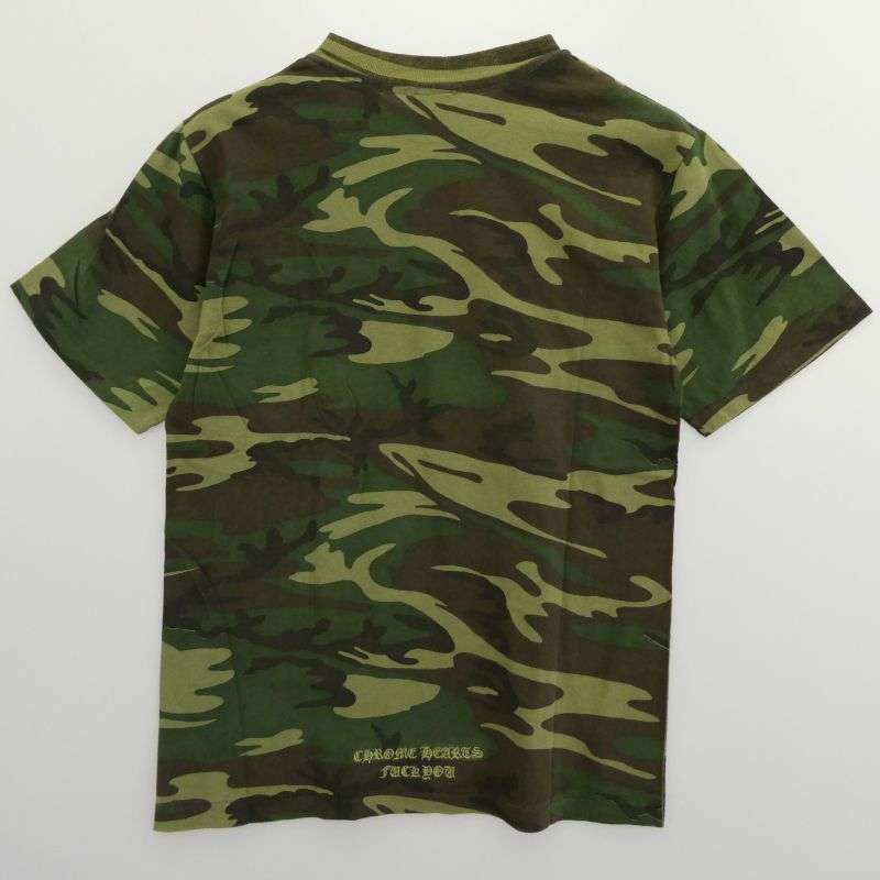 クロムハーツ（原本無） オールド フローラルクロス 刺繍 カモフラ ポケット 半袖 Tシャツ 買取実績 画像