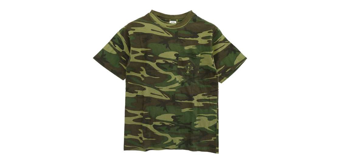 クロムハーツ（原本無） オールド フローラルクロス 刺繍 カモフラ ポケット 半袖 Tシャツ 買取実績
