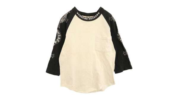 クロムハーツ（原本無） オールド ネックロゴ 袖マルチプリント 七分丈 ラグラン 長袖 Tシャツ 買取実績
