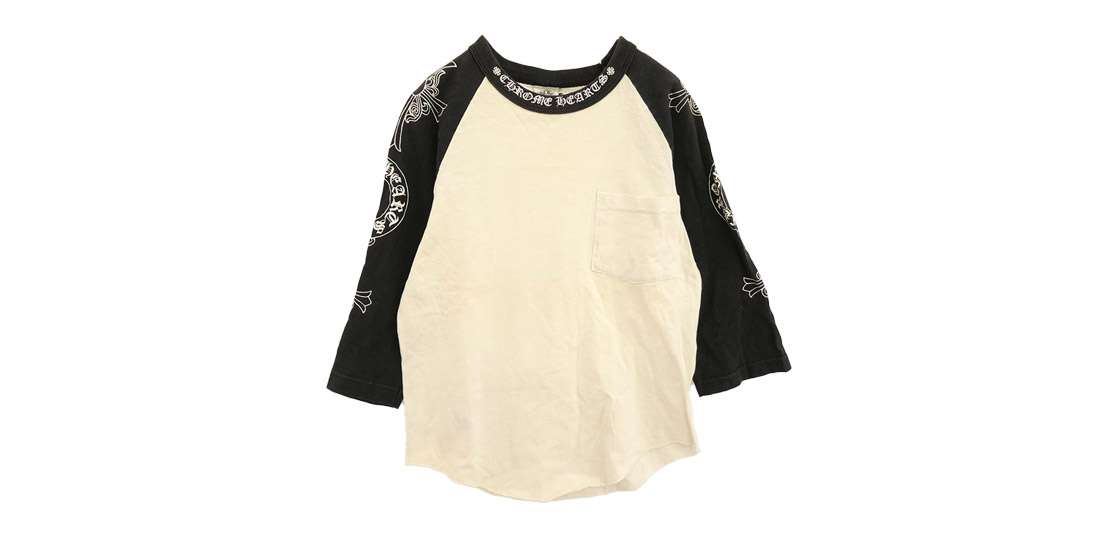 クロムハーツ（原本無） オールド ネックロゴ 袖マルチプリント 七分丈