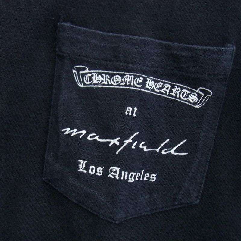 クロムハーツ(原本無) OLD オールド Maxfield マックスフィールド ダガープリント ポケット 半袖 Tシャツ 買取実績 画像