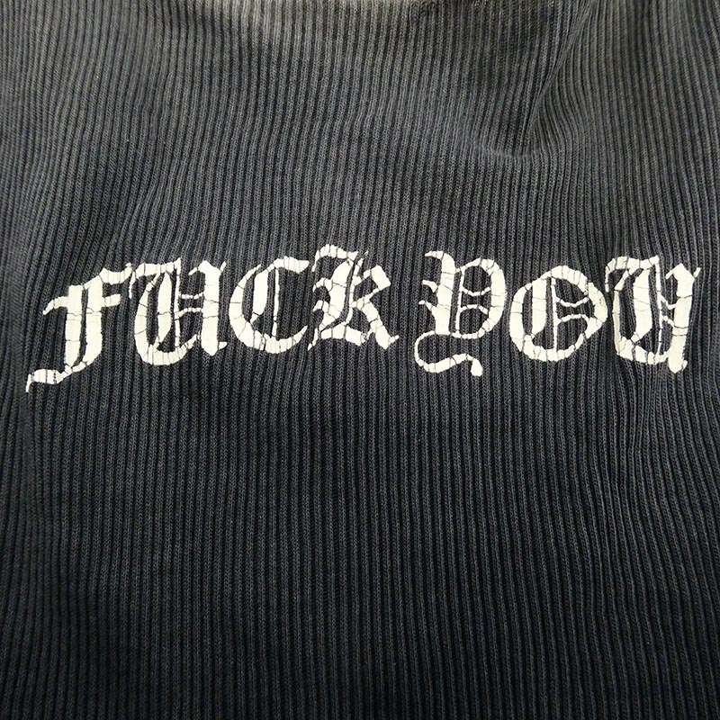 クロムハーツ（原本無） オールド RIB TANK FUCK YOU クロス ロゴ コットン タンクトップ 買取実績 画像