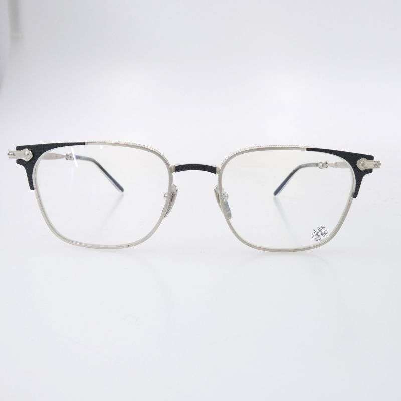 クロムハーツ（原本無） ORALOVERHAUL オーラルオーバーハウル スクエアフレーム CHロゴプレートテンプル アイウェア 眼鏡 買取実績 画像