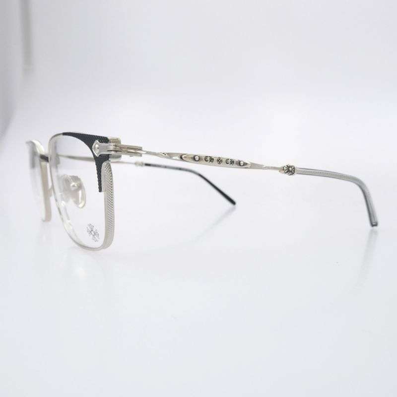 クロムハーツ（原本無） ORALOVERHAUL オーラルオーバーハウル スクエアフレーム CHロゴプレートテンプル アイウェア 眼鏡 買取実績 画像