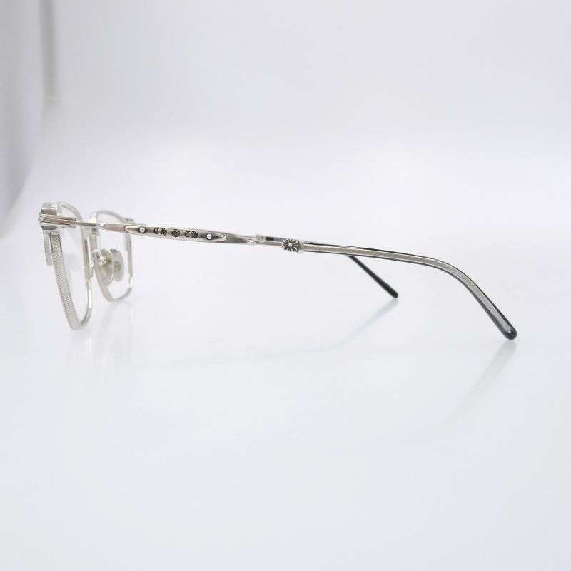 クロムハーツ（原本無） ORALOVERHAUL オーラルオーバーハウル スクエアフレーム CHロゴプレートテンプル アイウェア 眼鏡 買取実績 画像